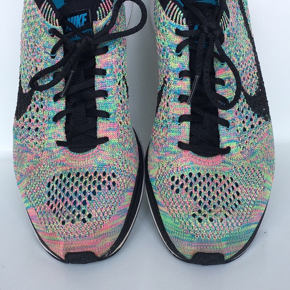 Nike Flyknit Racer Multi-Color M's 6.5. W's 8 - Picture 14 of 16